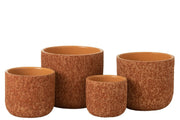 Ceramic Pot "Rau" terra L Ø22/20 H22cm Pots & Co Jolipa